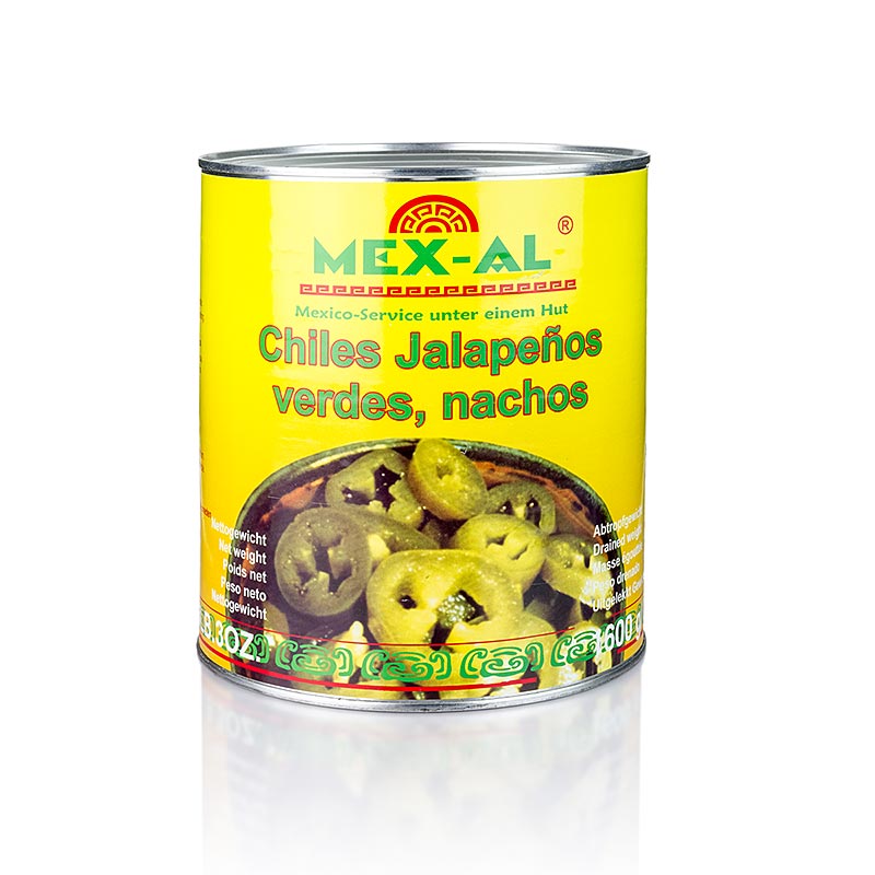 Piment - Jalapenos, coupés, 2,8 kg