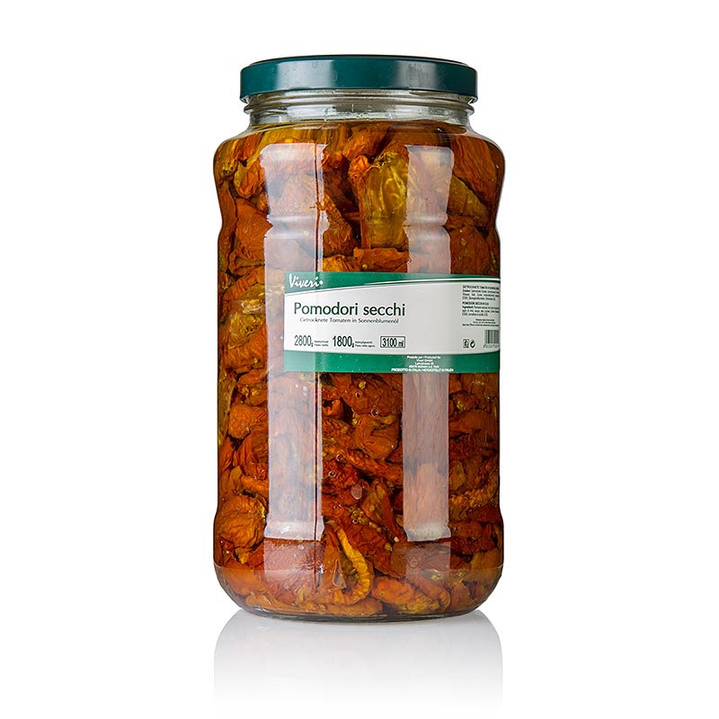 Viveri - Pomodori secchi sott'olio, in olio di girasole, 2,8 kg