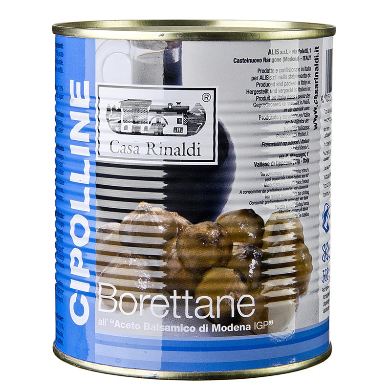 Oignons au Vinaigre balsamique Cipolline Borettane, Alis, 800 g