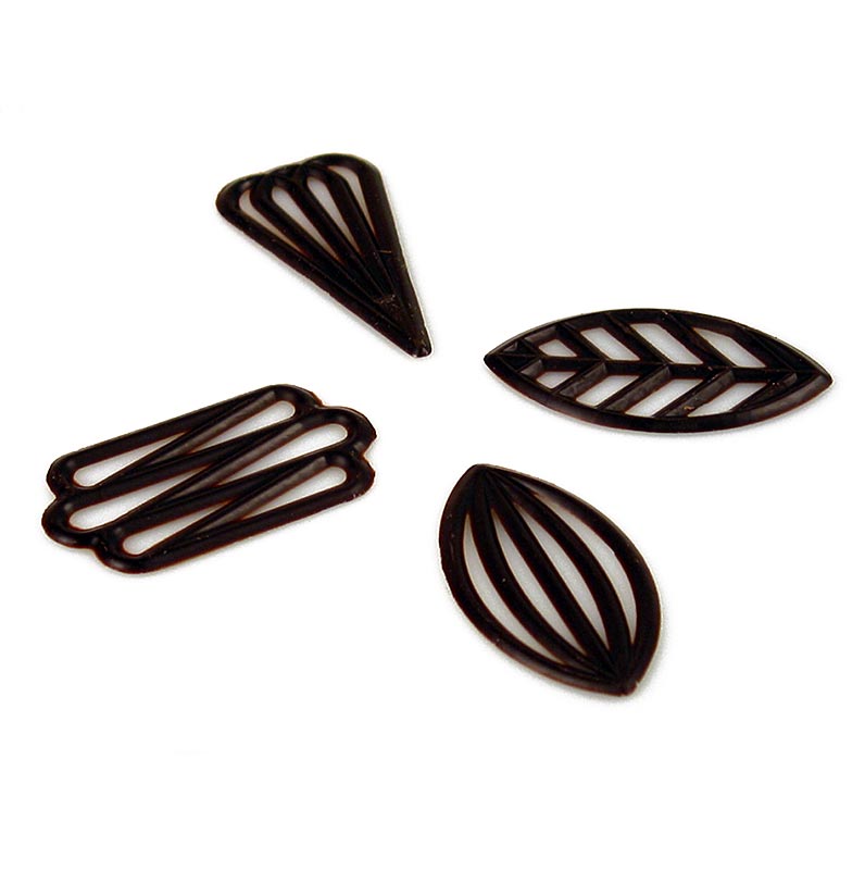 Filigrana "Grand Dekor" - 4 gusti misti, cioccolato fondente, 60 mm, 490 g, circa 260 pezzi.
