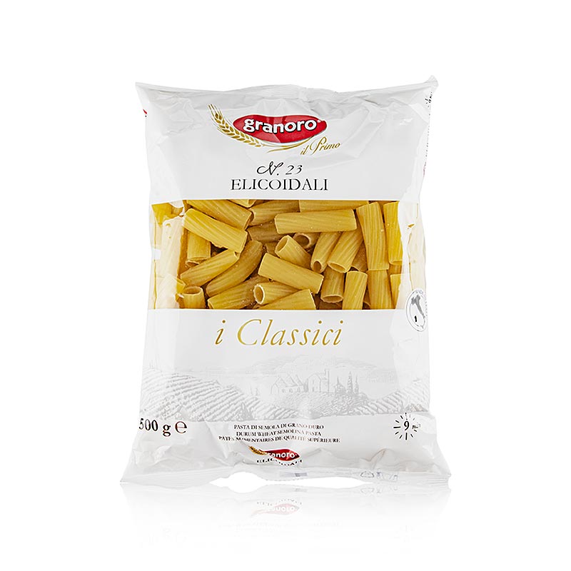Granoro Rigatoni/ Elicoidali, tubes courts, No.23, 12 kg, 24 x 500g
