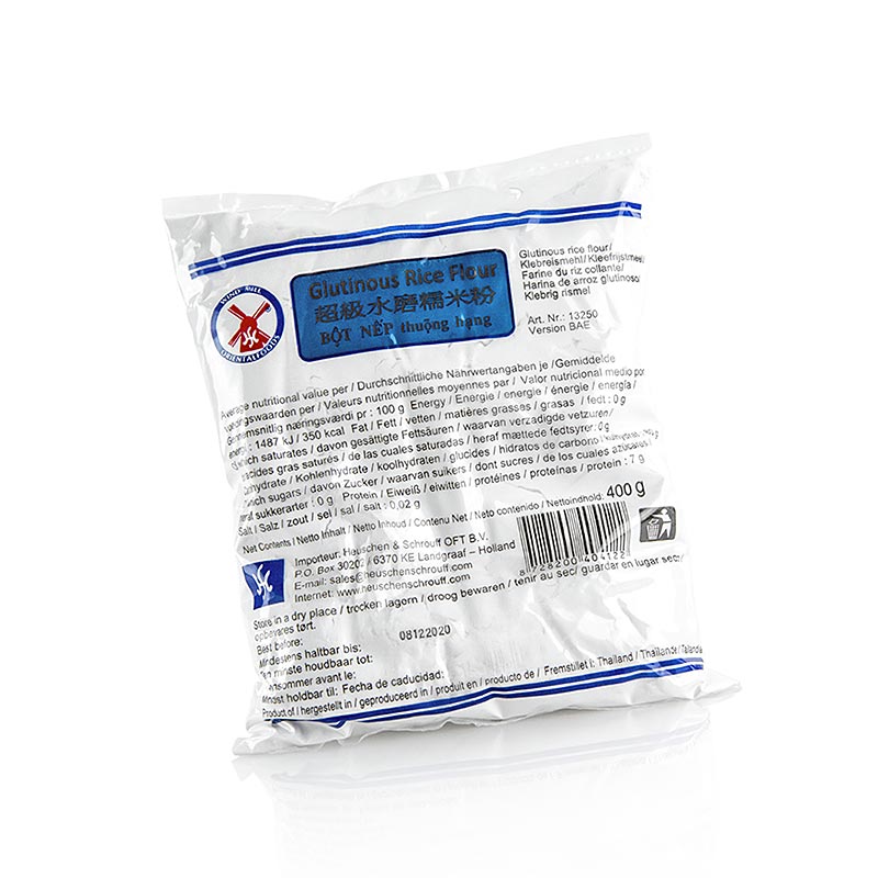 Farina di riso glutinoso, bianca, 400 g
