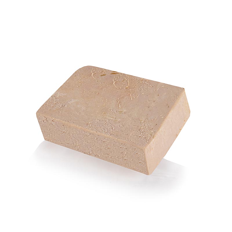 Bloc de Foie gras d'oie en morceaux, en forme de trapèze, semi-conservé, Rougié, 500 g