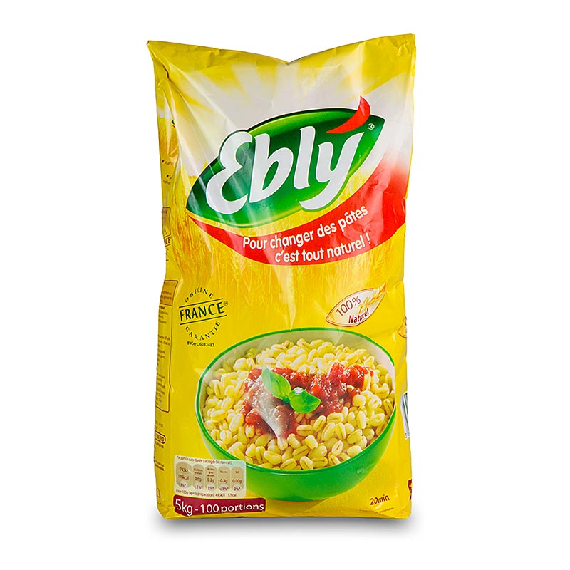Ebly - vorgekochter Weichweizen (Zartweizen), 5 kg