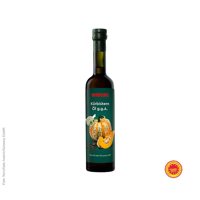 Wiberg Steirisches Kürbiskernöl, g.g.A., 100 % sortenrein, 500 ml
