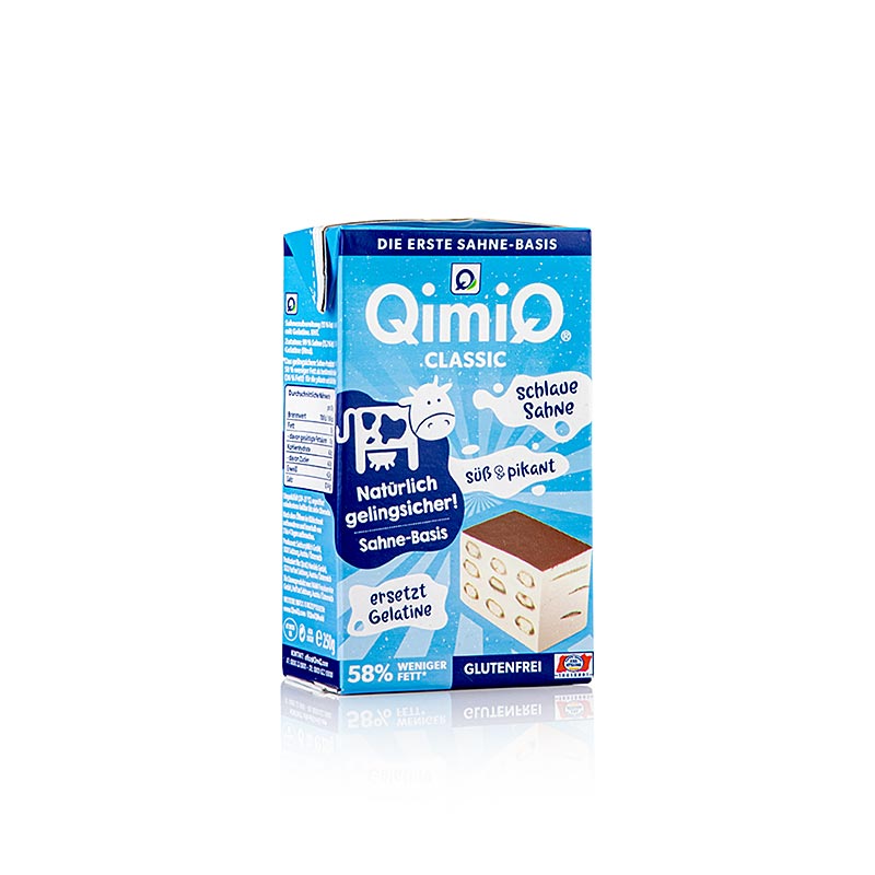 QimiQ Classic Naturale, per cucinare, preparare dolci e insaporire, 15% Grassi, 250 g