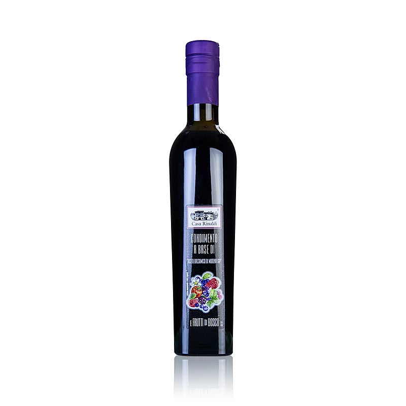 Vinaigre balsamique aux baies des bois, 6 % d'acidité, Casa Rinaldi, 250 ml