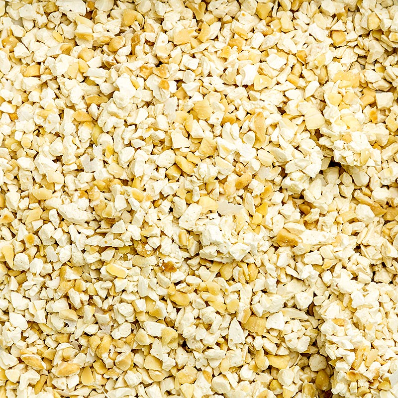 Torrone francese, marrone chiaro, grattugiato grossolanamente, 2-4 mm, da Montelimar, 1 kg