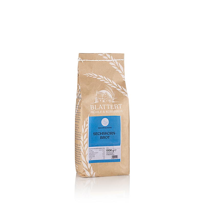 Miscela per pane a sei cereali, Blattert Mühle, 1 kg