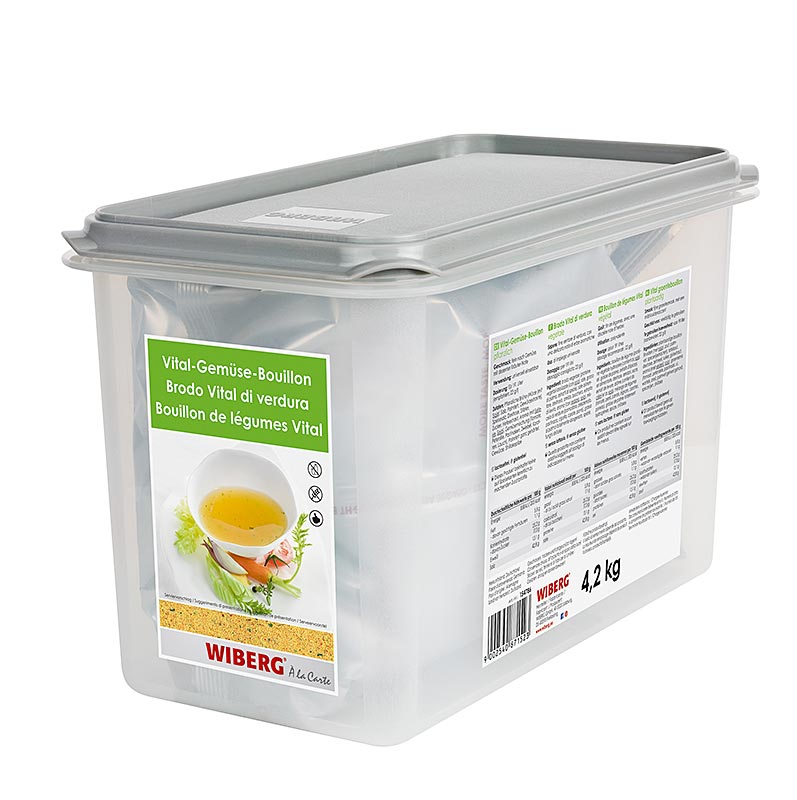 Wiberg Vital-Bouillon de légumes, pour 190 litres, 4,2 kg
