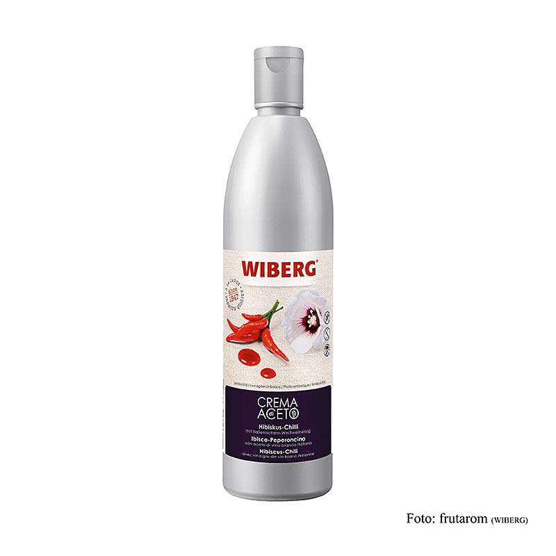 WIBERG Crema di Aceto, hibiscus et piment, Bouteille souple, 500 ml