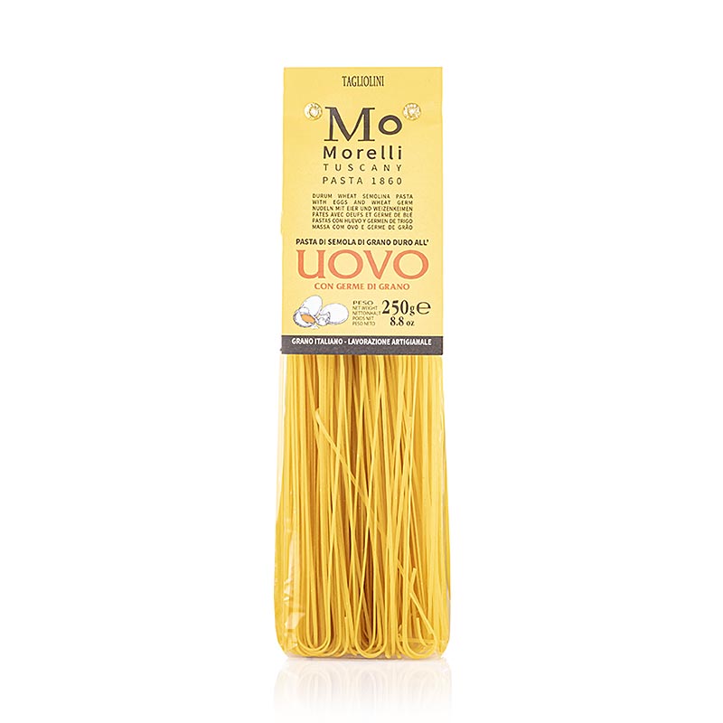 Morelli 1860 Tagliolini al Uovo, mit Ei und Weizenkeimen, 250 g