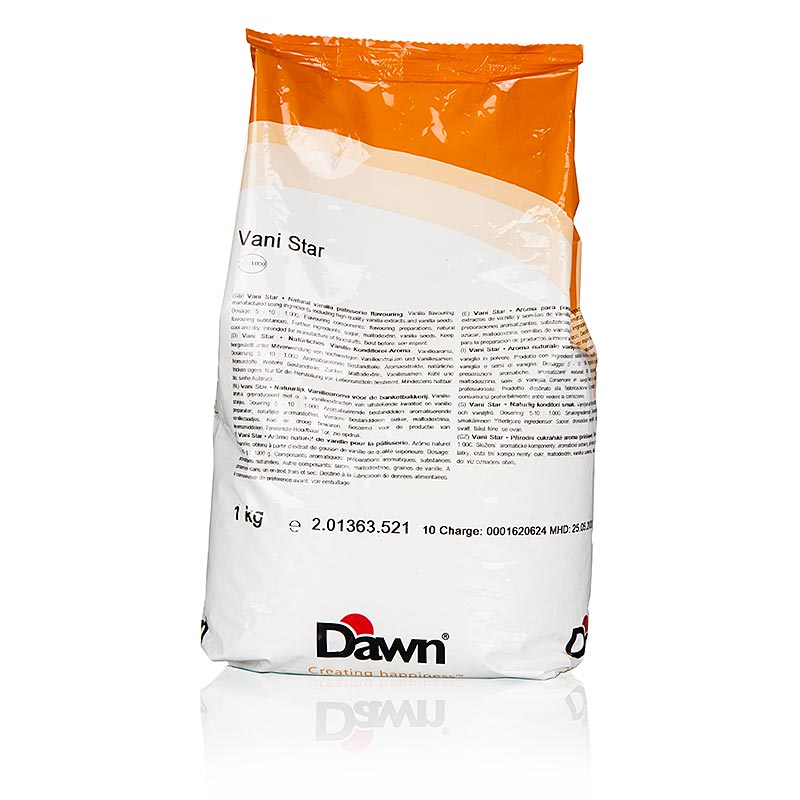 Vani-Star con granelli, aroma naturale di vaniglia in polvere, Sucrea, 1 kg