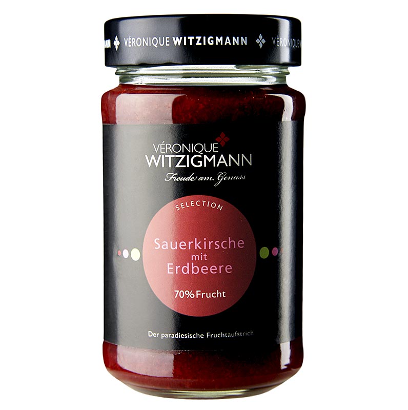 Véronique Witzigmann - Cerises acides et fraises - Confiture, 225 g