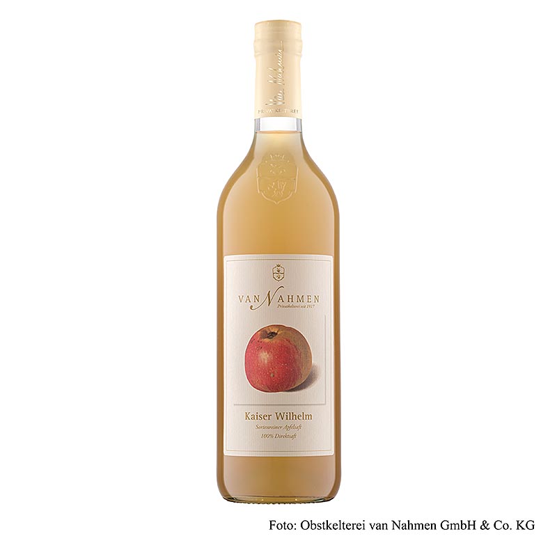 van Nahmen - Jus de pomme Kaiser Wilhelm, 100% pur jus, 750 ml