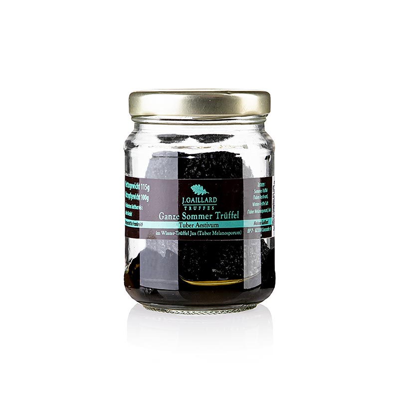 Sommertrüffel, ganze Trüffel, im Wintertrüffelsaft, Gaillard, 115 g