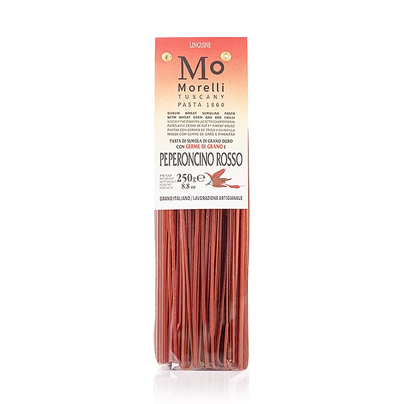 Morelli 1860 Linguine, au piment rouge & germes de blé, 250 g