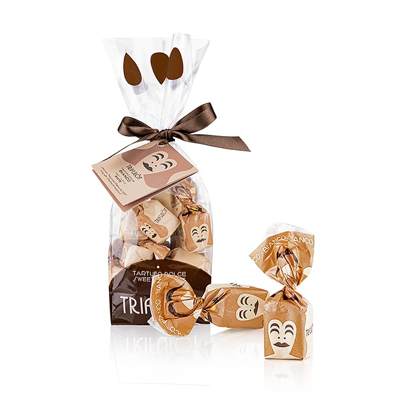 Chocolats à la truffe Tartuflanghe « trifulòt », chocolat blanc, env. 14 g (blanc) 200 g
