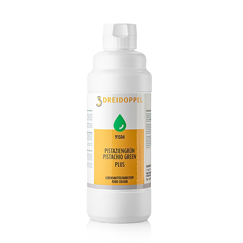 Lebensmittelfarbe Flüssig plus, pistaziengrün, 915, Dreidoppel, 1 l