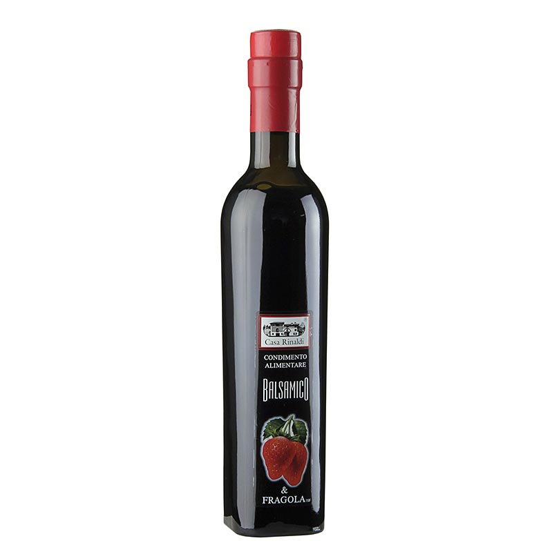 Vinaigre balsamique aux fraises, 6 % d'acidité, Casa Rinaldi, 250 ml