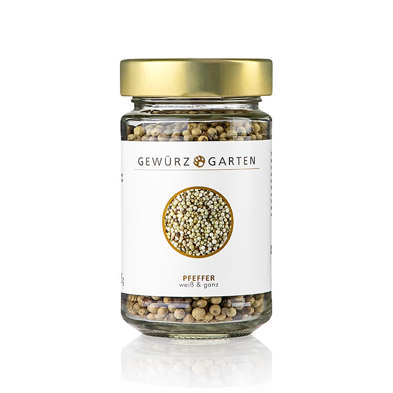 Jardin des épices Poivre, blanc, en grains, 135 g