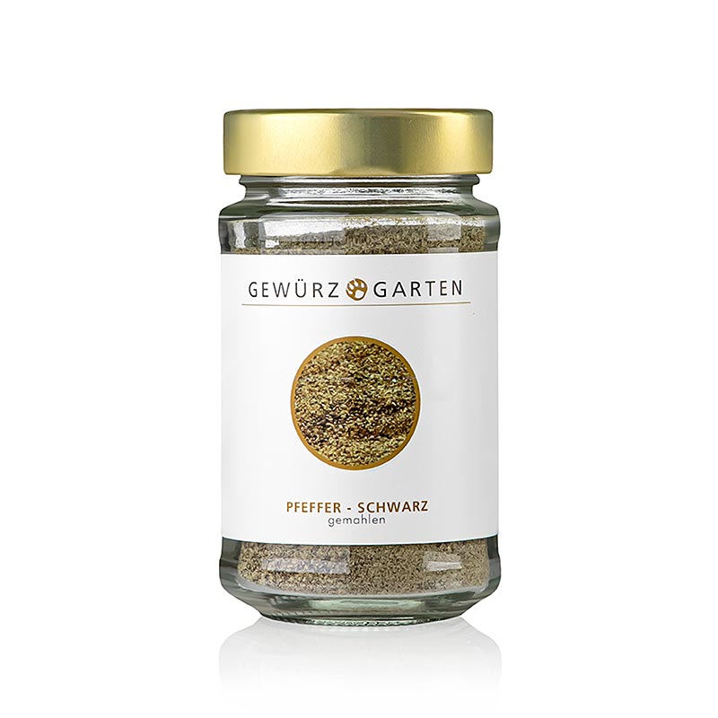 Gewürzgarten Pfeffer, schwarz, gemahlen, 120 g
