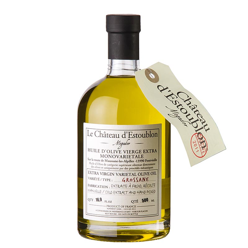 Olio d'oliva , da olive di Grossane, Château d'Estoublon, 500 ml