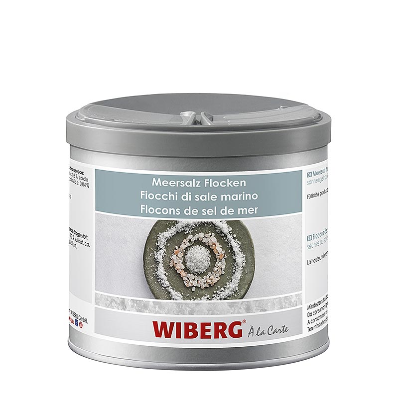 Fiocchi di sale marino Wiberg, essiccati al sole, 350 g