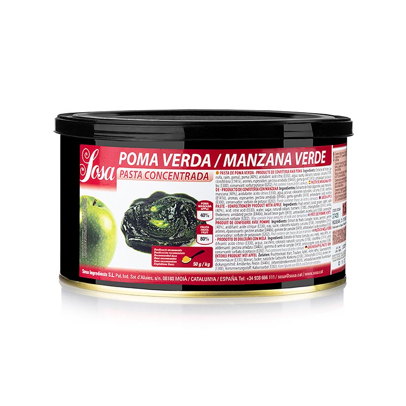 Pasta Sosa - Mela verde, 1,5 kg