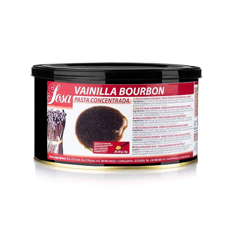 Pasta Sosa - Vaniglia Bourbon, 1,5 kg