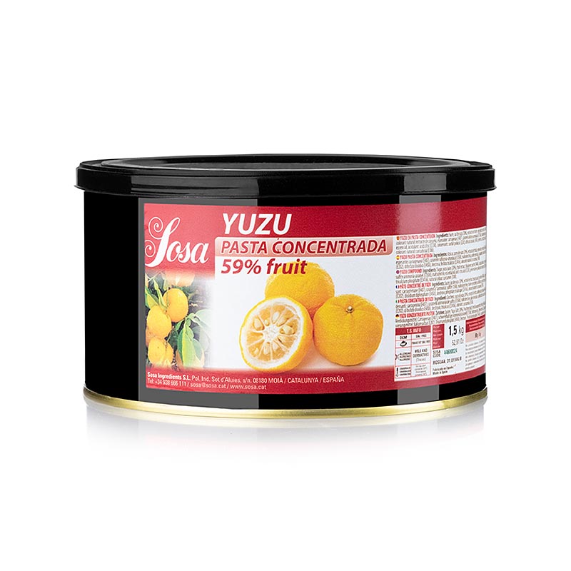 Pasta di Sosa - Yuzu, 1,5 kg