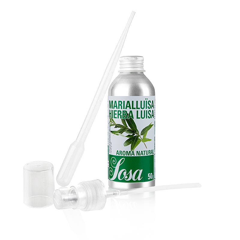 Sosa - Arôme naturel de verveine citronnée (verveine citronnée), liquide, 50 g