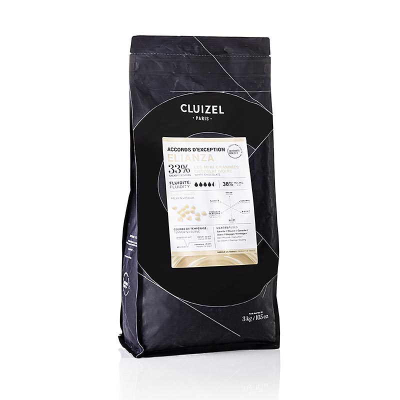 Elianza Ivoire, Weiße Couverture, Grandes Teneurs, Callets, Michel Cluizel, 3 kg