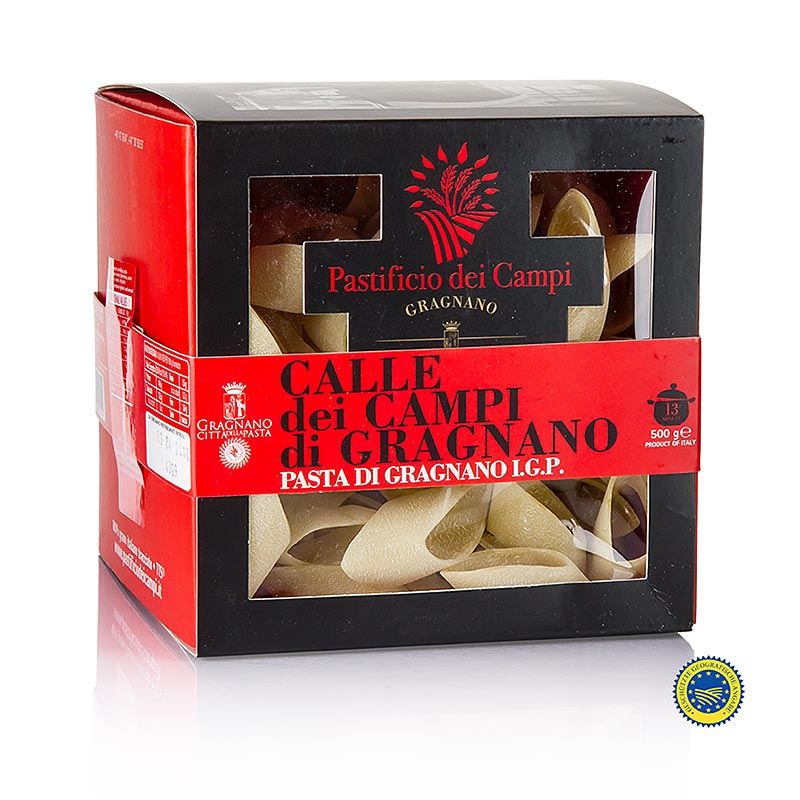 Pastificio dei Campi - No.54 Calle, pâtes en forme d'anneau informe, Pasta di Gragnano, IGP/ AOP, 500 g