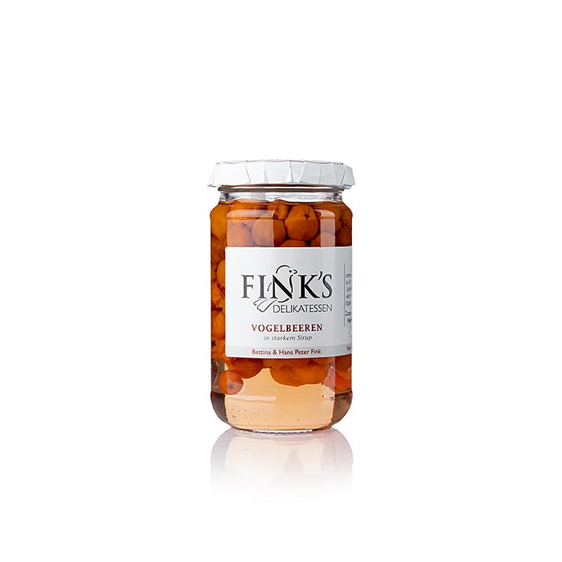 Fink's Delikatessen - Bacche di sorbo selvatico sciroppate, 210 g