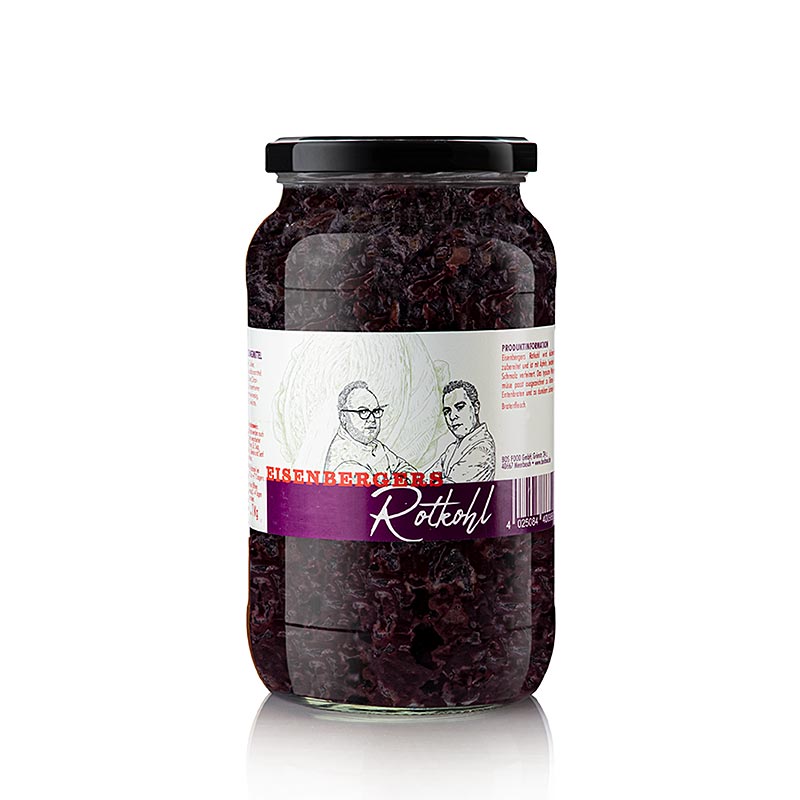Cavolo rosso di Eisenberger, con mele, lardo e cipolle, stagione invernale, 1 kg