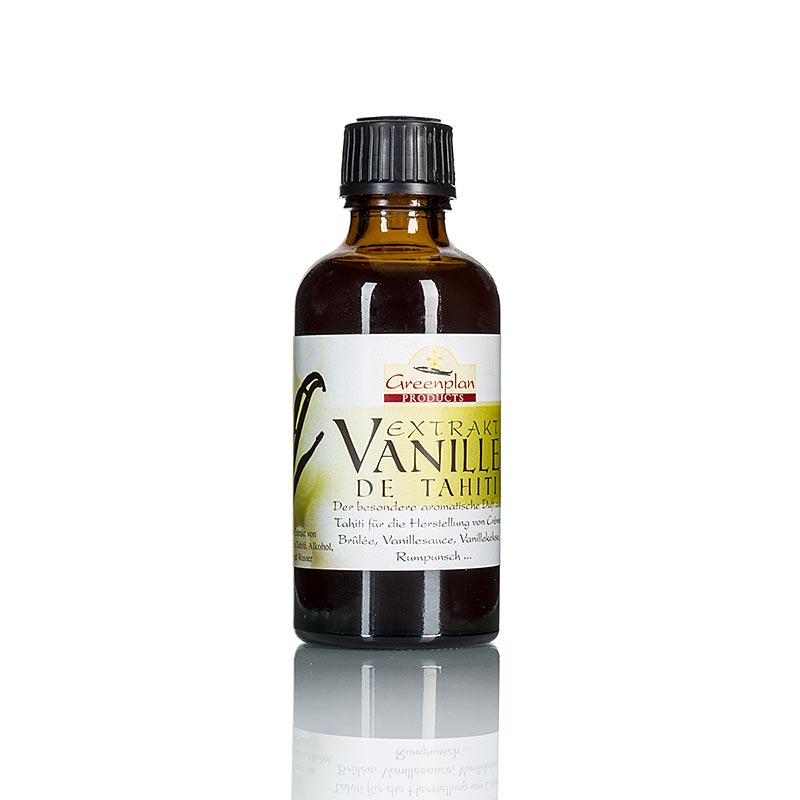 Vanille Extrakt, Tahiti, ohne Stippen, kaltgepresst, 50 ml