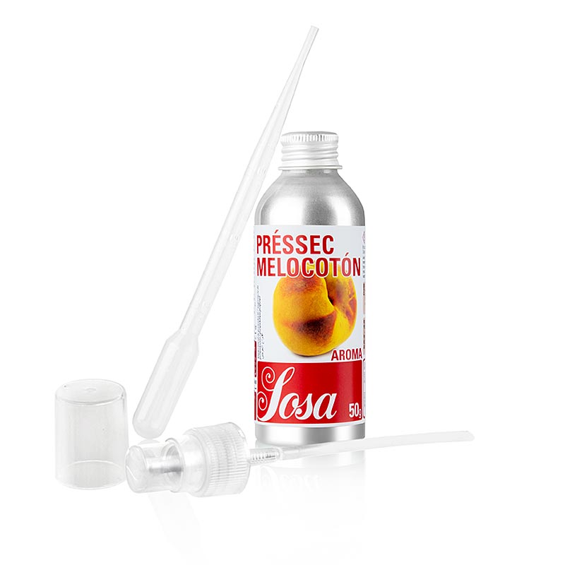 Sosa - Aroma di pesca, liquido, 50 g