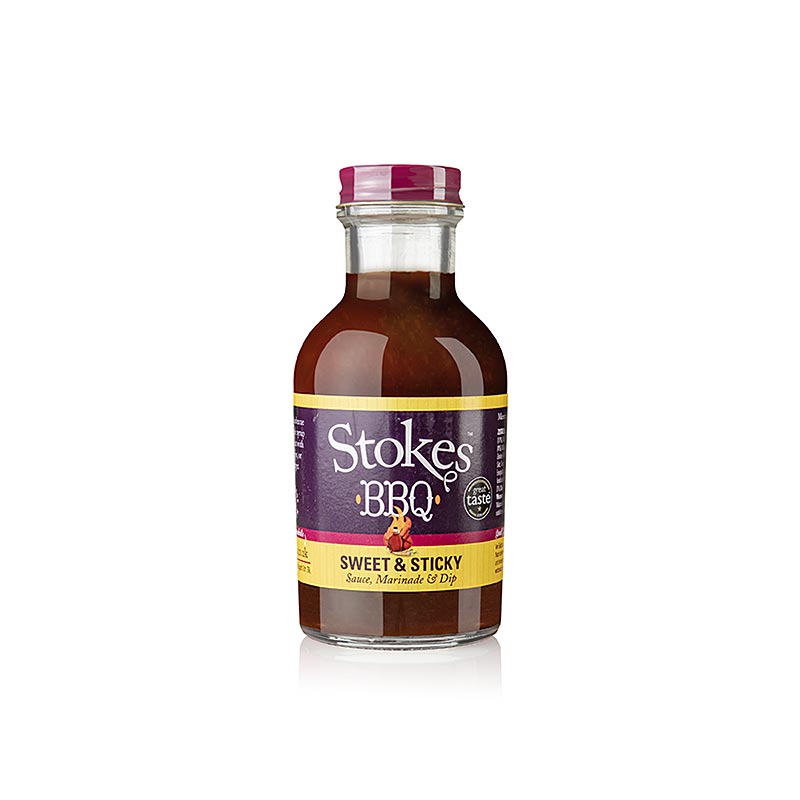 Sauce BBQ Stokes, Sweet & Sticky, au raifort, 250 ml