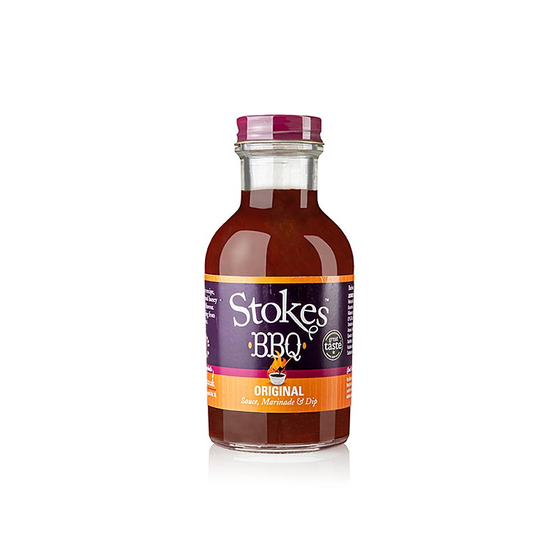 Sauce BBQ Stokes originale, fumée & sucrée, 250 ml