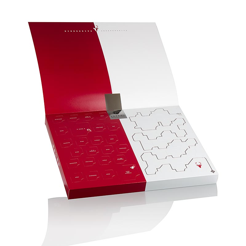 Adventskalender "Meins&Deins" Paarkalender, 48 Türchen, mit Alk., Peters, 290 g