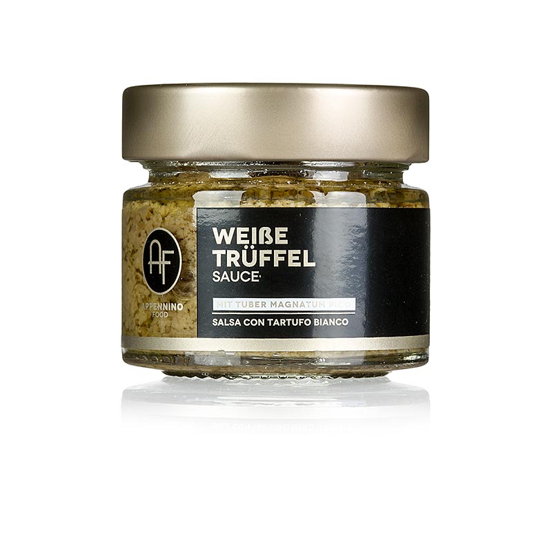 Trüffelsauce (SALSA Tartufata), mit weißen Trüffeln (Tuber magnatum), Appennino, 80 g