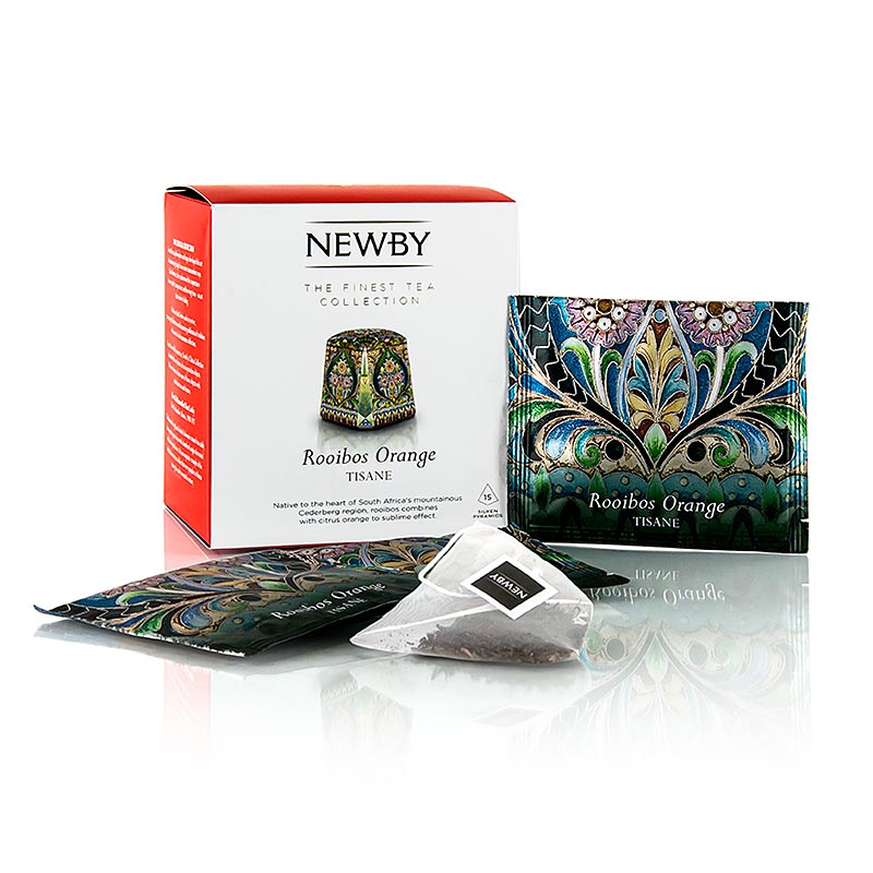 Newby Tea Rooibos & Orange, Infusion, Thé au rooibos, 37,5 g, 15 pcs