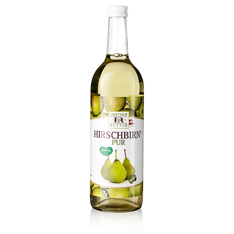 Succo di pera cervo, 100% succo diretto, Obsthof Retter, 750 ml