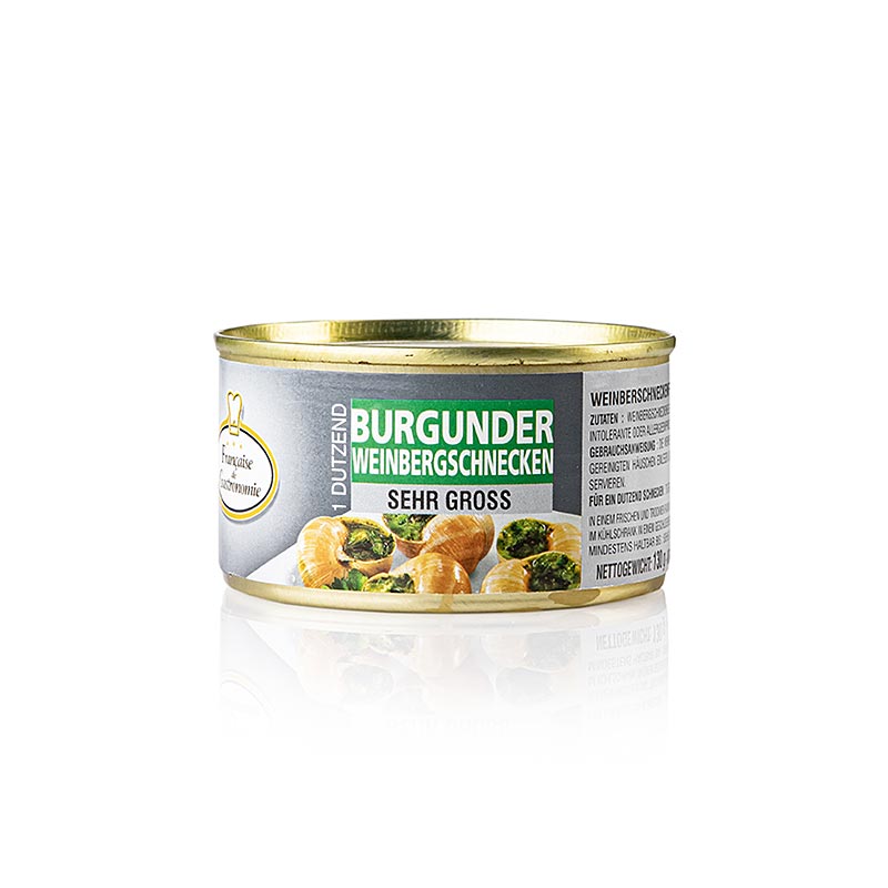 Weinbergschnecken, sehr groß, 1 Dutzend, Francaise de Gastronomie, 130 g