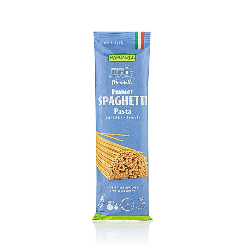 Rapunzel, Pâtes d'amidonnier - Spaghetti, Semola, BIO, 500 g