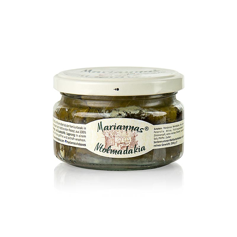 Feuilles de vigne farcies, Marianna's, 200 g