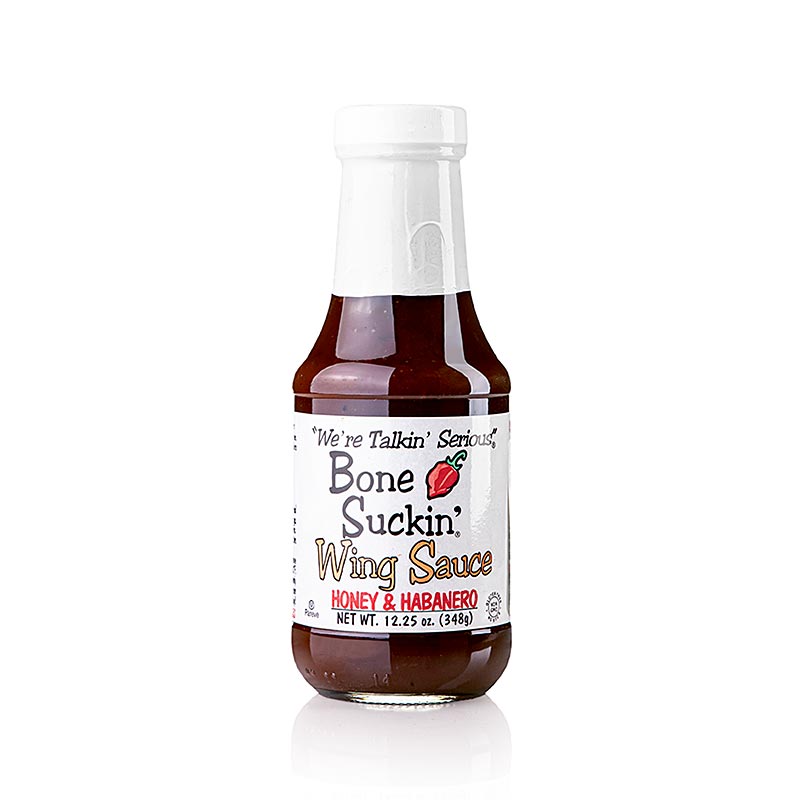 Salsa per ali di pollo Bone Suckin' - Miele-Habanero, Ford's Food, 290 ml