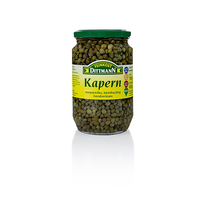 Câpres Nonpareilles », ø 4-7 mm, Dittmann, 700 g