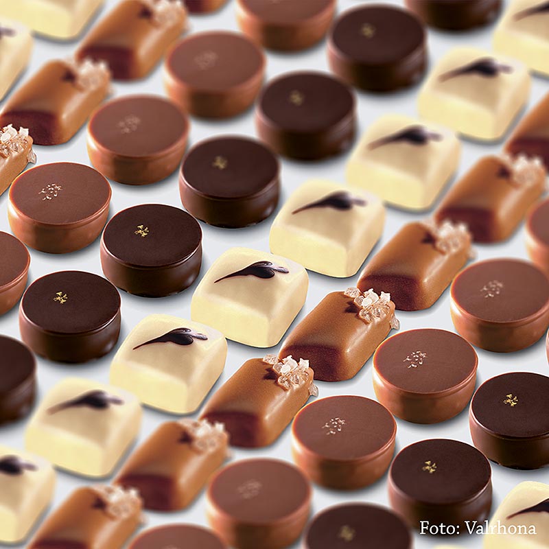 Assortimento di cioccolatini Valrhona, Sensation Classique, 4 varietà, 1,6 kg, 160 pezzi